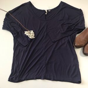 NWT purple dolman sleeve top size XL New York Co